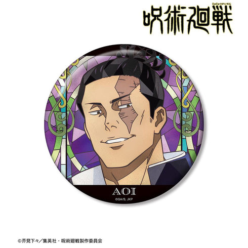 『呪術廻戦』東堂 葵 Aure Glass 100mm缶バッジ